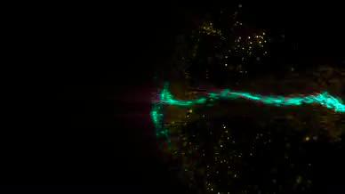 4K粒子液体喷射浪漫唯美缤纷背景视频的预览图